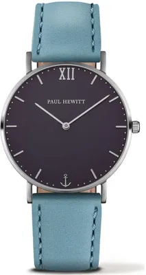 Produktbild von Paul Hewitt Damen Armbanduhr Sailor Line 39mm Armband Leder PH-SA-S-St-B-23S-VOR