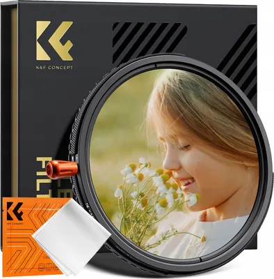Immagine prodotto di Filtr Hybrydowy 3w1 K&F 72 mm 72 mm Fader ND2-32 + CPL + Diffusione nera 1/4 / KF01.2926V2