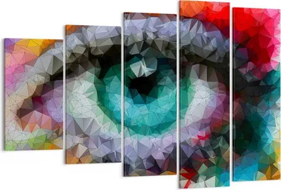 Produktbild von Bild auf Leinwand - Leinwandbild - elegant Diamant futuristic geometrisch - 150x100cm - Wand Bild - Wanddeko - Leinwanddruck - Bilder - Kunstdruck - Leinwand bilder - Wandkunst - EG150x100-3172