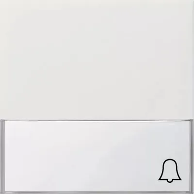 Immagine prodotto di Campana per culla bianco puro lucido per interruttore a culla - Piastra di copertura per interruttore / pulsante bianco ...