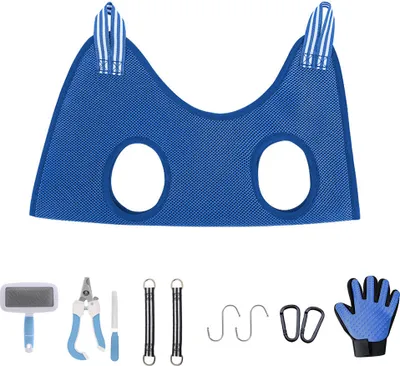 Produktbild von INF Pet Care Hängematte, 11-teilig Blau S