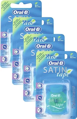 Produktbild von 4x Oral-B Satin Tape Zahnseide a 25m