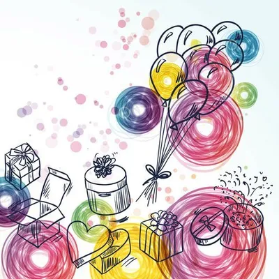 Produktbild von 200x Motivservietten 3-lagig 33x33 cm 'Geburtstagsgeschenke Birthday Gifts'