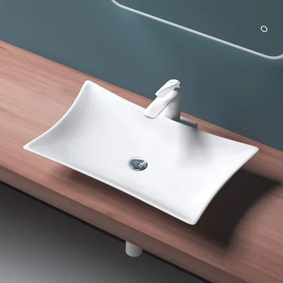 Produktbild von Mai & Mai Waschbecken Aufsatzwaschbecken,weiß aus Keramik,mit Nano-Beschichtung Brüssel891
