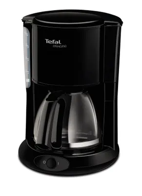 Produktbild von Tefal Principio, Filterkaffeemaschine, 1,25 l, Gemahlener Kaffee, 1000 W, Schwarz