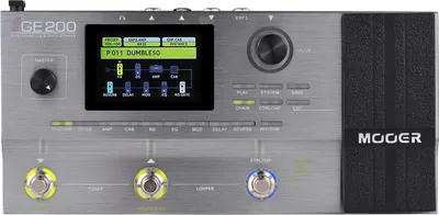 Obrázek produktu pro MOOER kytarový efektový pedál Simulace reproduktoru Integrovaný efekt s 40 bicími rytmy a 10 metronomickými zpožděními Reverb Multi efekty Kytarový pedál