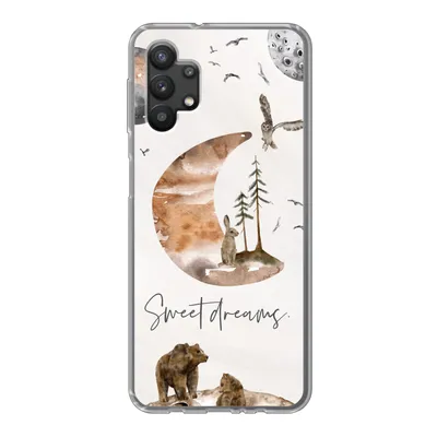 Produktbild von MuchoWow® Handyhülle Schutzhülle Hülle für Samsung Galaxy A32 5G Zitate - Kinder - Sprichwörter - Süße Träume - Jungen - Mädchen - Kinder Silikon Softcase Handy Hülle - Softcase