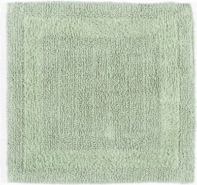 Produktbild von HOMESCAPES Duschvorleger salbeigrün 50x50 cm aus 100% Baumwolle