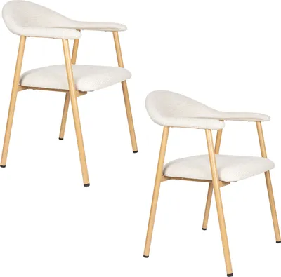 Produktbild von Housecraft Living Amy Esszimmerstuhl Beige - 2 er Set