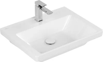 Produktbild von V&B Schrank-Waschtisch Subway 3.0 60x47cm, ek, US gs, m 1 HL/o ÜL, we