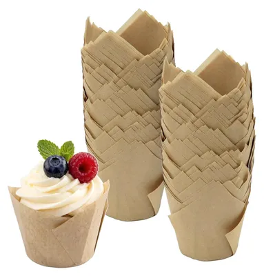 Produktbild von Set mit 200 Papierförmchen für Muffins