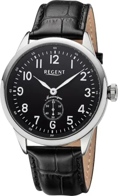 Produktbild von Regent Herren Armbanduhr Leder Handaufzug GM-2201