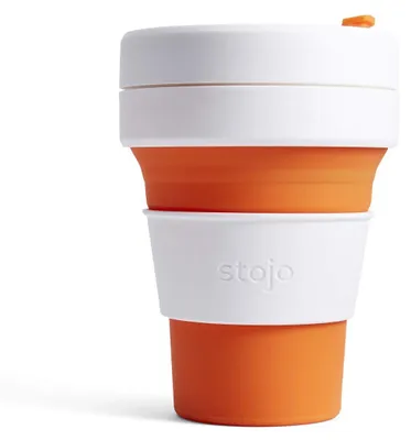 Productafbeelding van Vouwbare Koffiebeker met Rietje - Lichtgewicht en Isolerend
