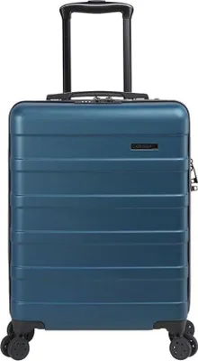 Produktbild von Famanu Handgepäck Trolley 55x40x20 cm - Leichter Hartschalenkoffer mit 4 Rollen und Kombinationsschloss