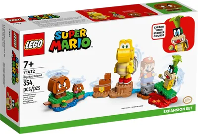 Produktbild von LEGO 71412 Super Mario Garstiges Maxi-Eiland – Erweiterungsset mit Iggy, Maxi-Goomba und Maxi-Koopa Figuren, Spielzeug Charaktere zum Sammeln