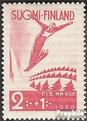 Produktbild von Briefmarken Finnland 1938 Mi 209 postfrisch Ski-Wettkämpfe