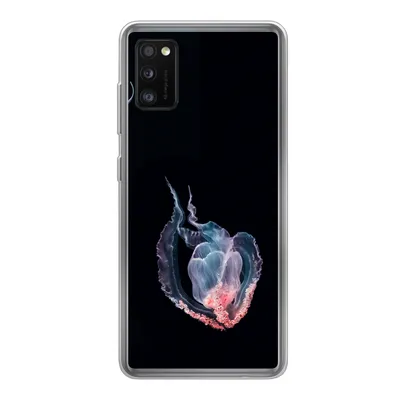 Produktbild von MuchoWow® Handyhülle Schutzhülle Hülle für Samsung Galaxy A41 Quallen - Meerestiere - Schwarz Silikon Softcase Handy Hülle - Mobiltelefon