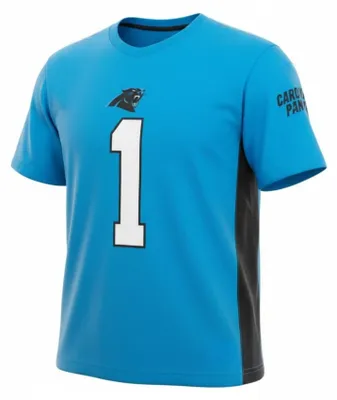 Produktbild von Fanatics NF Football Carolina Panthers Cam Newton Nr. 1 T-Shirt Jersey Trikot Gr. Größe L