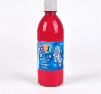 Obrázok produktu pre Temperová farba, červená, 500 ml, COOL BY VICTORIA