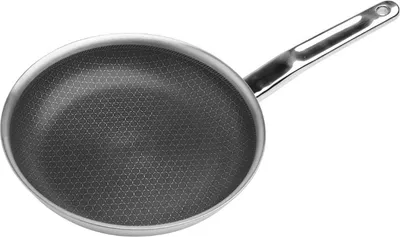Produktbild von Bratpfanne, 5-lagig, Antihaft, Edelstahl, 20 cm - Cookai