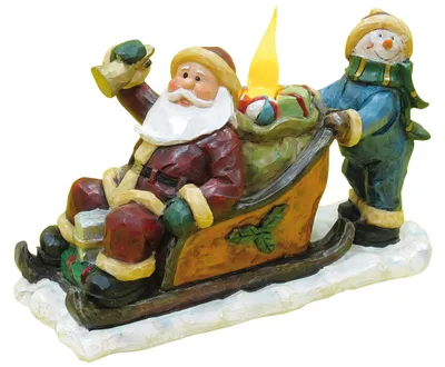 Produktbild von LED Weihnachtsmann und Schneemann
