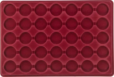 Produktbild von MC.Sammler Münzentableau Münztableau mit Schutzdeckel für 35 Münzen - 38mm Ø - z.B für 10 Euro, 20 Euro, 10 DM | Münzkoffer | Münzkassette | verschiedene Varianten zur Auswahl