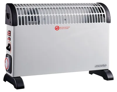 Productafbeelding van Elektrische convectorverwarming, thermostaat, temperatuurregeling, 3 standen: 750 W, 1250 W, 2000 W