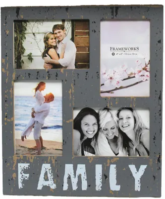 Produktbild von Bilderrahmen Collage 30 x 35 cm für 4 Bilder 10 x 15 cm Family