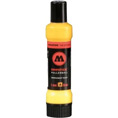 Produktbild von Molotow Dripstick Rollerball PP 3mm 30ml, zinkgelb, Squeeze Bottle