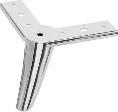 Produktbild von Möbelbein FS009 115 mm poliertes Chrom