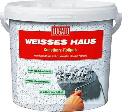 Produktbild von 20kg Lugato Weisses Haus Kunstharz-Rollputz