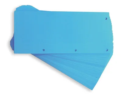 Produktbild von Oxford Trennstreifen Duo aus Karton 240 x 105 mm blau 60 Trennstreifen