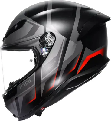Imagen del producto de Casco AGV K6 S Karve, color mate/gris/rojo, talla 2XL (63/64)