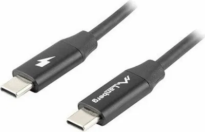 Immagine prodotto di Lanberg CA-CMCM-40CU-0010-BK LANBERG USB-C M/M USB2 Kabel 1,0m QUICK CHARGE 4.0 schwarz