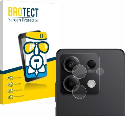 Produktbild von BROTECT Schutzglas für Xiaomi Redmi Note 13 Pro 5G (NUR Kameraschutz) Schutzfolie Panzer Folie Glas Display Schutz klar