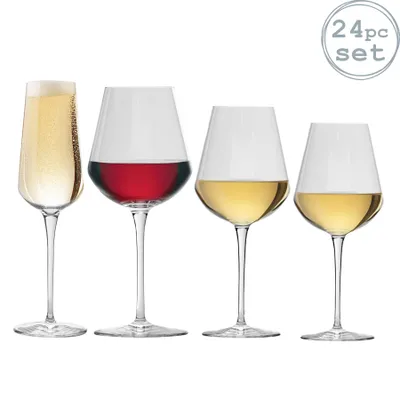 Produktbild von Bormioli Rocco Inalto Uno S / M / L Weingläser und Champagnerglas - Set von 24