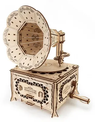 Obrázek produktu pro 3D puzzle z dřeva Gramofon Eco Wood Art