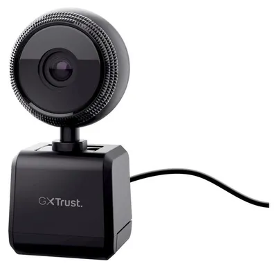 Produktbild von Trust GXT 1259, Schwarz, Polklemme, 2 MP, 80°, 1920 x 1080 Pixel, 1920x1080@30fps