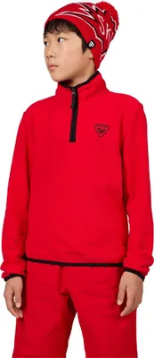 Produktbild von Rossignol Strawpile Fleece Mit Halbem Reißverschluss Rot 16 Years Rot 16 Years