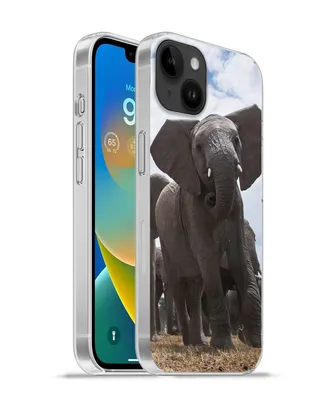 Produktbild von MuchoWow® Handyhülle Schutzhülle Hülle für Apple iPhone 14 Plus - Soft case Elefant - Tiere - Natur - Flachland Silikon Softcase Handy Hülle - Abbildung