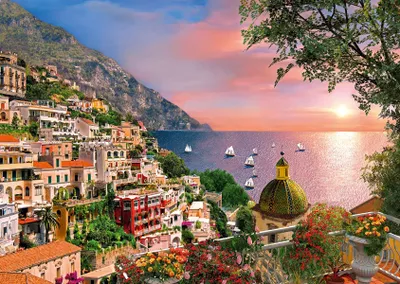 Image de Ravensburger Puzzle 14876 - Positano - 500 pièces.