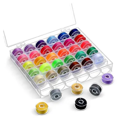 Produktbild von Nähgarn Set mit 36 Farben für Nähmaschinen und Stickmaschinen
