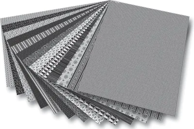 Image de folia Motivkarton "Schwarz / Weiá", 500 x 700 mm, 270 g/qm