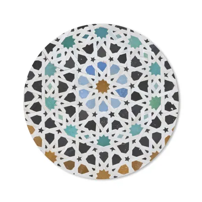 Produktbild von MuchoWow® Mauspad Mousepad Ein marokkanisches Mosaikdetail 50x50 cm - Mousepads - Maus Mat - Pad - Mausunterlage - Vinyl