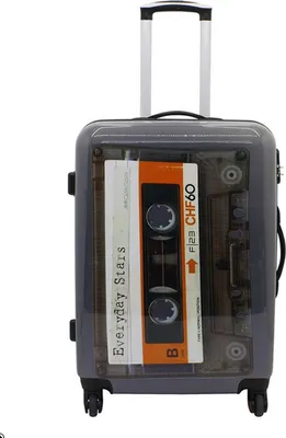 Produktbild von Koffer Bowatex Reise Trolley Bordgepäck Kassette Tape Hartschale M Klein 55cm