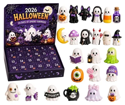 Image de Calendrier de l'Avent Halloween 2026 avec figurines à collectionner