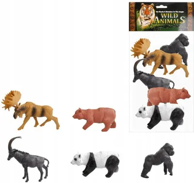 Zdjęcie produktu dla Zestaw 5 zwierząt z zoo (zabawki, figurki)