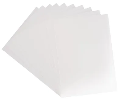 Folienblätter matt A4, 10 Stück, transparent, 0,5 mm