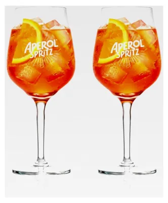 Produktbild von 2 Stück Aperol Spritz Gläser Set - transparent