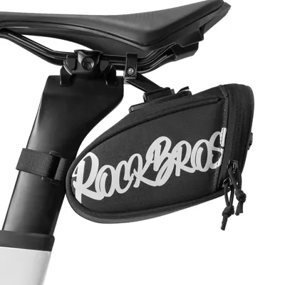 Produktbild von ROCKBROS Fahrradsatteltaschen Satteltaschen Reflektierend MTB Sitztasche 0,8L Schwarz